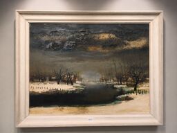 Lucien Van den Driessche (1926 – 1991) – „Leie v zime“